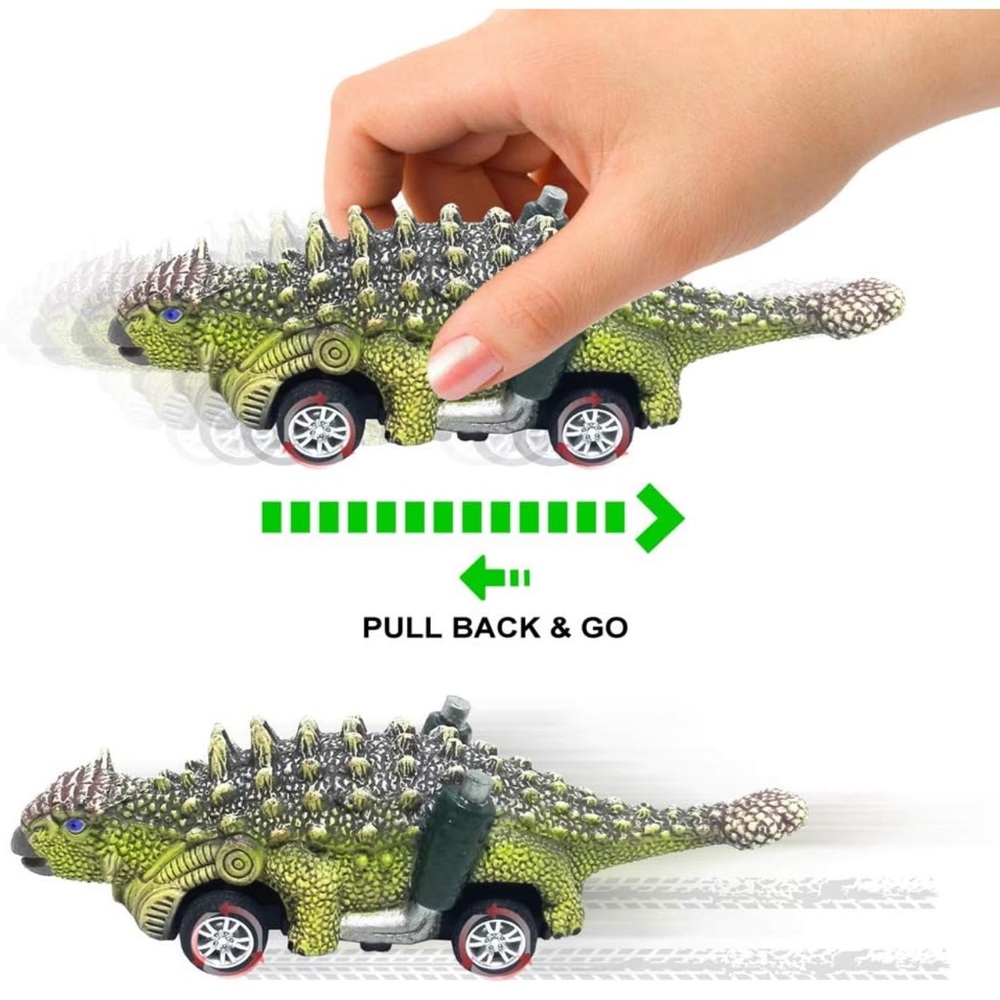 Dinosaur Toy Car Set - Multicolor - Picture 6 of 6